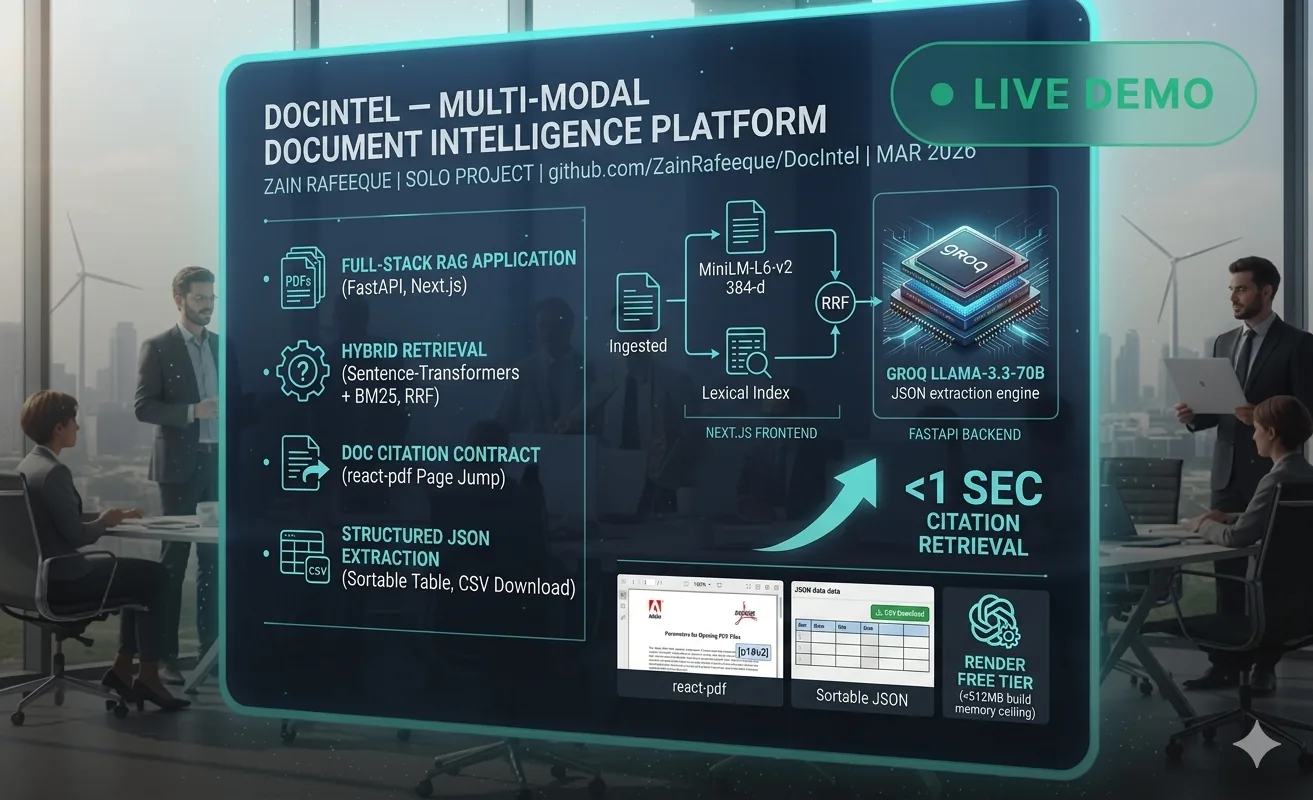 DocIntel architecture diagram